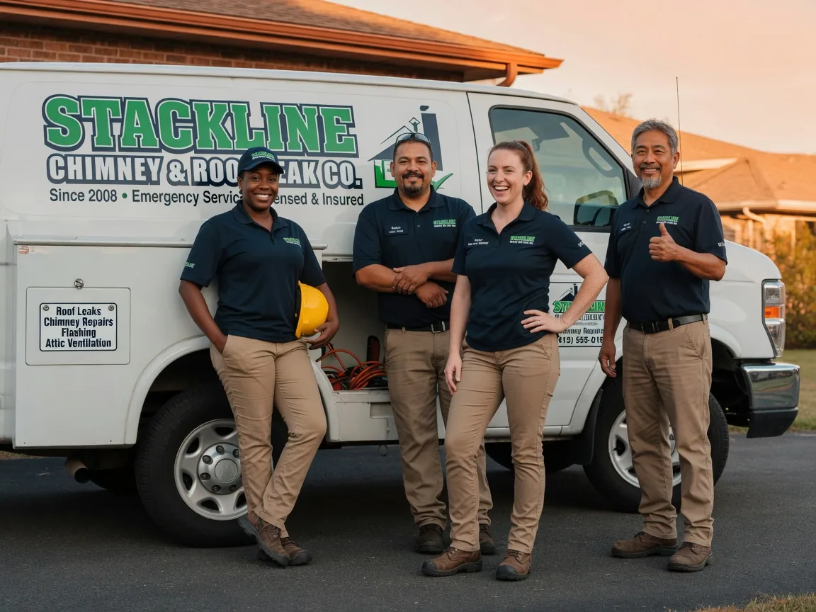 Chimney flashing repair company in Rockwell, NC